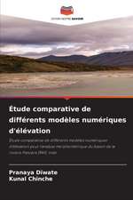 Étude comparative de différents modèles numériques d'élévation