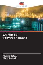 Chimie de l'environnement