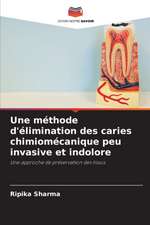 Une méthode d'élimination des caries chimiomécanique peu invasive et indolore