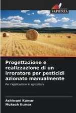 Progettazione e realizzazione di un irroratore per pesticidi azionato manualmente