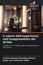 Il valore dell'esperienza nell'insegnamento del diritto