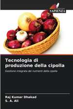 Tecnologia di produzione della cipolla