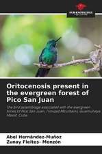 Oritocenosis present in the evergreen forest of Pico San Juan