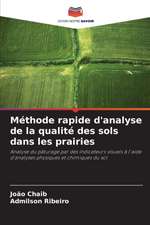 Méthode rapide d'analyse de la qualité des sols dans les prairies