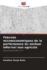 Preuves microéconomiques de la performance du secteur informel non agricole