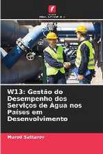 W13: Gestão do Desempenho dos Serviços de Água nos Países em Desenvolvimento