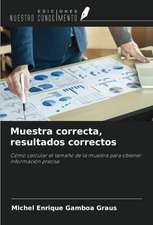 Muestra correcta, resultados correctos