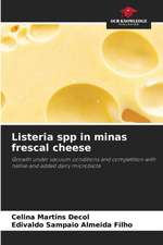 Listeria spp in minas frescal cheese