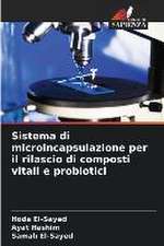 Sistema di microincapsulazione per il rilascio di composti vitali e probiotici