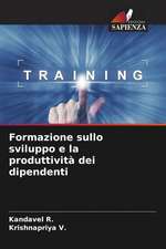 Formazione sullo sviluppo e la produttività dei dipendenti