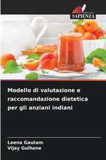 Modello di valutazione e raccomandazione dietetica per gli anziani indiani