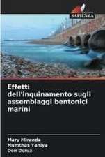 Effetti dell'inquinamento sugli assemblaggi bentonici marini