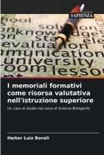 I memoriali formativi come risorsa valutativa nell'istruzione superiore