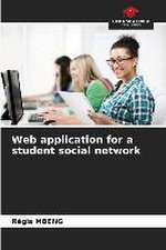 Web application for a student social network