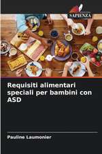 Requisiti alimentari speciali per bambini con ASD