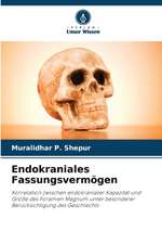 Endokraniales Fassungsvermögen