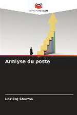 Analyse du poste