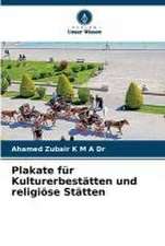 Plakate für Kulturerbestätten und religiöse Stätten