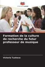 Formation de la culture de recherche du futur professeur de musique