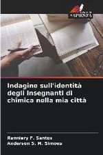 Indagine sull'identità degli insegnanti di chimica nella mia città