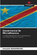 Governance in Microfinance