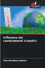 Influenza dei cambiamenti climatici