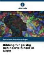 Bildung für geistig behinderte Kinder in Niger