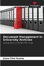 Document Management in University Archives