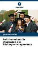 Politikstudien für Studenten des Bildungsmanagements