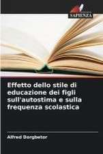 Effetto dello stile di educazione dei figli sull'autostima e sulla frequenza scolastica