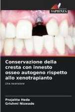 Conservazione della cresta con innesto osseo autogeno rispetto allo xenotrapianto