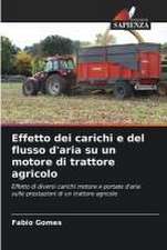 Effetto dei carichi e del flusso d'aria su un motore di trattore agricolo