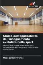 Studio dell'applicabilità dell'insegnamento evolutivo nello sport