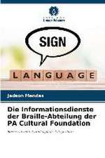 Die Informationsdienste der Braille-Abteilung der PA Cultural Foundation