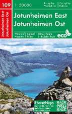 Jotunheimen Ost, Wander - Radkarte 1 : 50 000