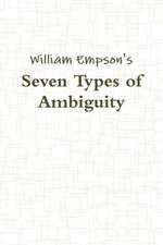 Seven Types of Ambiguity