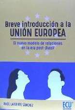 Breve introducción a la Unión Europea : el nuevo modelo de relaciones en la era post-brexit