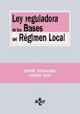 Ley Reguladora de las bases del régimen local