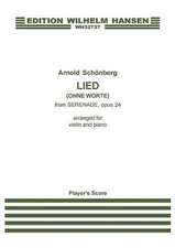 Lied (Ohne Worte) from Serenade Op. 24: Violin and Piano