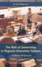 The Role of Universities in Regional Innovation Systems