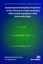 Guaranteed Estimation Problems in the Theory of Linear Ordinary Differential Equations with Uncertain Data