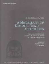 A Miscellany of Demotic Texts and Studies