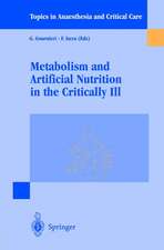 Metabolism and Artificial Nutrition in the Critically Ill