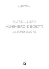 Alighiero E Boetti: Beyond Books