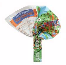 Junior New York Crumpled City Map