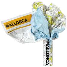 Mallorca Crumpled City Map