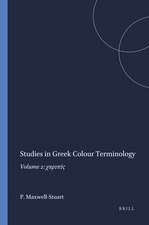 Studies in Greek Colour Terminology