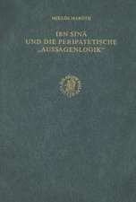 Ibn Sīnā und die peripatetische 'Aussagenlogik'