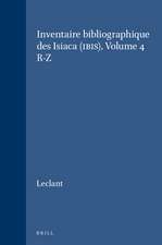 Inventaire bibliographique des Isiaca (IBIS), Volume 4 R-Z