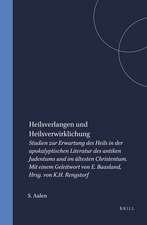 Heilsverlangen und Heilsverwirklichung: Studien zur Erwartung des Heils in der apokalyptischen Literatur des antiken Judentums und im ältesten Christentum. Mit einem Geleitwort von E. Baasland, Hrsg. von K.H. Rengstorf